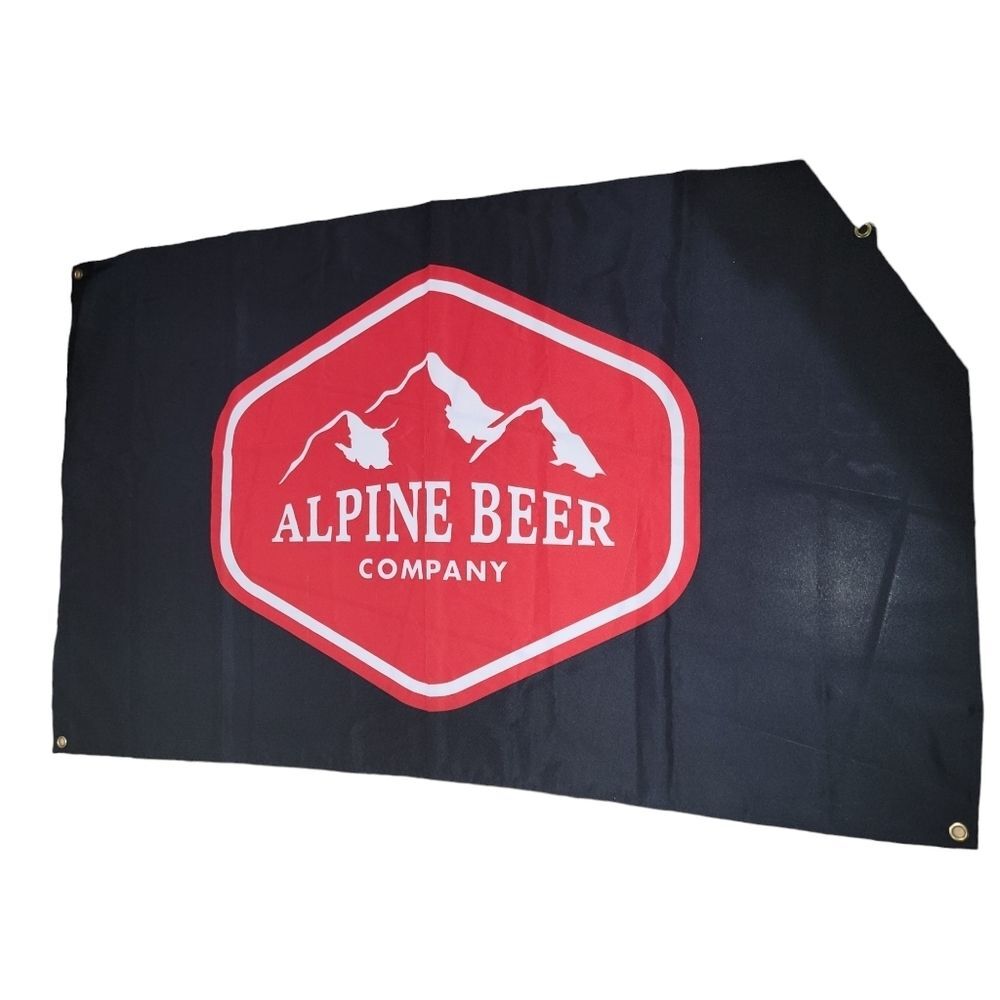 Alpine Beer Brewing Company   Banner Flag Sign 58" x 36" Large